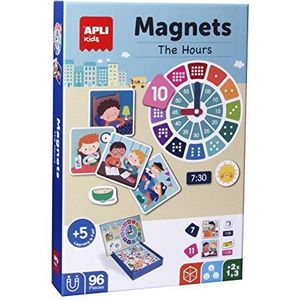 APLI Kids 18573 - Leer de uren Magnetisch spel