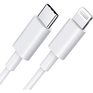 Oplaadkabel [C94] voor Apple 2 m, iPhone oplader voor Apple, USB type-C naar Lightning-kabel voor iPhone 13/12/11/11Pro/11Max/ X/XS/XR/XS Max/8/7, iPad