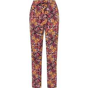 FENIA Stoffen broek dames stoffen broek, Zwart en kleurrijk.