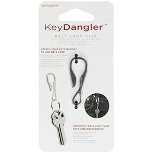 KeySmart Key Dangler – bevestig je KeySmart overal (roestvrij staal, normale maat)