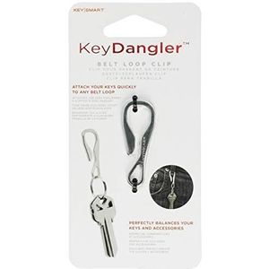 KeySmart Sleutelhanger – bevestig je KeySmart aan alles (roestvrij staal, normale maat)