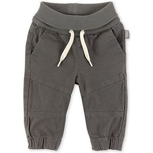 Sigikid Baby jongensbroek van biologisch katoen voor kinderen, grijs/omkeerbare broek, 74, Grijs/omkeerbare broek