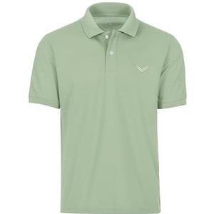 Trigema poloshirt voor heren, Groene thee.