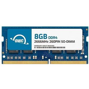 OWC 8.0GB 2666MHz DDR4 PC4-21300 So-DIMM 260-Pin, (2666DDR4S08G) voor 2019-2020 iMac 27 inch (iMac19,1 iMac20,1 iMac20,2)