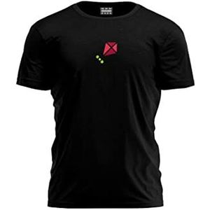 Bona Basics Bdtsbi-100310 T-shirt voor heren, zwart.