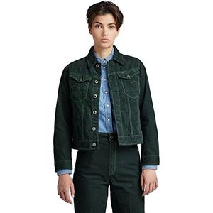 G-STAR RAW Dames 3D Arc jas, groen (bladeren Gd C436-d549)