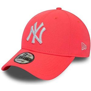New Era York Yankees 9forty verstelbare pet neon pack, Heet Roze.