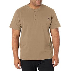 Dickies - - WS451 Heavyweight Henley pour hommes, Sable, XL