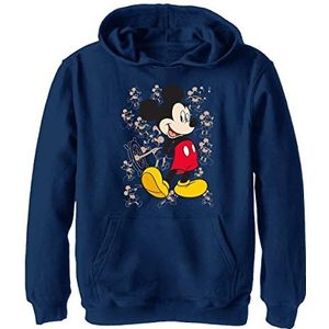 Disney Mickey Mouse Many Mickey Background Boys Capuchontrui, Marineblauw, S, Navy Blauw