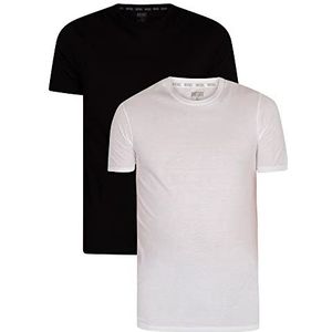 Diesel Umtee-Randal-Tube-twopack T-shirt voor heren, verpakking van 2 stuks, E0013-0bvfb