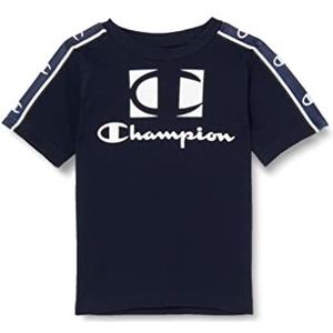 Champion Legacy American Tape Graphic S/S T-shirt voor jongens, Navy Blauw