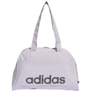 adidas Linear Essentials Bowlingtas, uniseks, gerecycled, zilver/zwart/wit, één maat