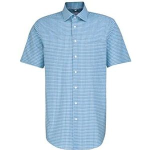 Seidensticker New Kent 1/2 Chemise, Turquoise, 39 Homme (Apparel)