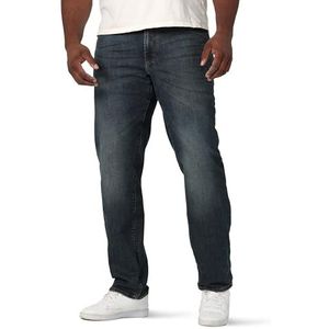 Lee Big & Tall Performance Series Extreme Motion Relaxed Fit herenjeans, Maverick, 58W/29L, Maverick