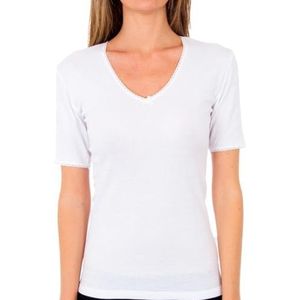 Playtex Mini princesse T-Shirt Femme (1 inclus), Blanc, S