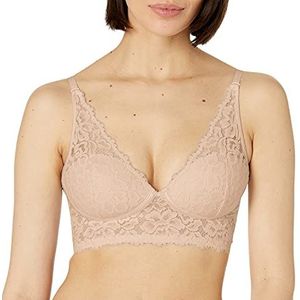 Maidenform Comfortabele halterbeha voor dames, Beige (Parijs Nude)