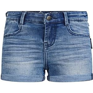 Retour Denim de Luxe Tiarra Faded Blue Denim Shorts voor meisjes, Medium blauwe denim