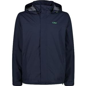 CMP Wp 10.000 Regenjas voor heren, wind- en regenjack, Zwart/Blauw