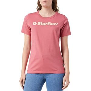 G-STAR RAW Gs Graphic Slim Top Dames, Roze (Pink Ink D23942-336-c618)