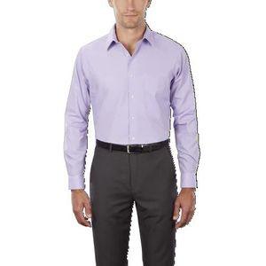 Van Heusen Popeline overhemd heren overhemd (1 stuk), Lavendel