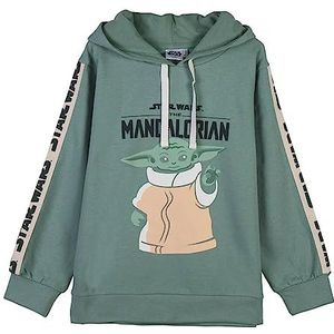 CERDÁ LIFE'S LITTLE MOMENTS The Mandalorian hoodie voor kinderen, officiële Star Wars-licentie voor kinderen, Groen