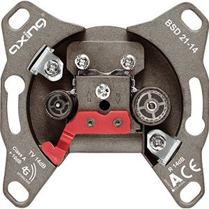 Axing BSD 21-14 hyper-band stopcontact met aansluitdemping 14dB