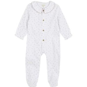 Gocco Pyjama Long Fleurs Jeu Bébés, Rose vif, 12-18 mois