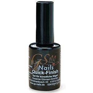 GS-Nails Nagelgel voor nagelkunst en nagelkunst, uv-gel zonder zweetlaag, 15 ml