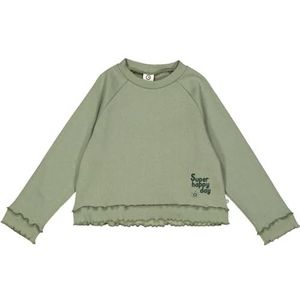 Müsli by Green Cotton Sweat-shirt « Super Happy Day » pour fille, Poetry Green, 128