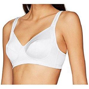 Lovable BH zonder beugel met 3 cups Reggiseno Senza Ferretto Shaping Alto Sostegno, wit (003-bianco)