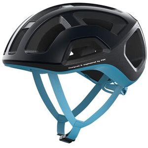 POC Ventral Lite Fietshelm voor volwassenen, uniseks, Uraniumzwart/basalt blauw mat, S (50-56 cm)