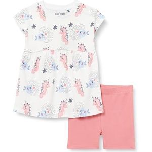 Blue Seven Meisjes set van 2 T-shirt & shorts set, wit orig, 6-9 maanden (2 stuks) baby meisjes, wit orig, 6-9 maanden, wit orig