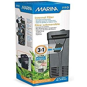 Marina i110 dompelfilter voor aquaria, 100 liter, zwart