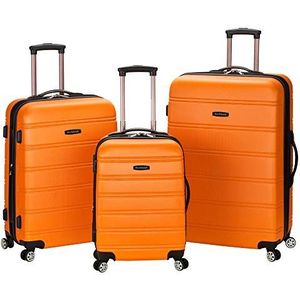 Rockland Melbourne harde koffer met zwenkwielen, Oranje
