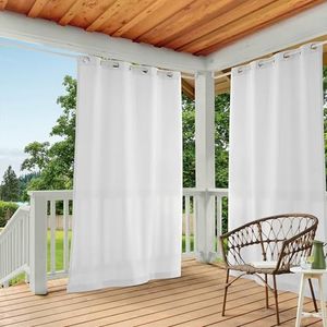 Exclusive Home Curtains Polyester gordijn, winterwit, 54 x 120 cm