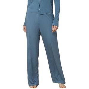 Triumph Natural Spotlight Geribbelde pijamabroek voor dames (1 stuk), Liberty Blauw