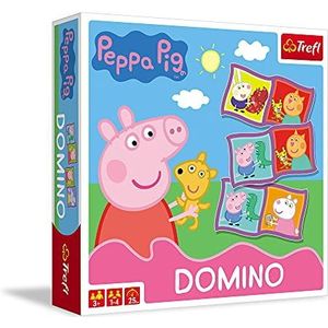 Trefl Domino varken Peppa familiespel voor kinderen vanaf 3 jaar