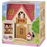 Sylvanian Families 5567 Nieuw Startershuis- poppenhuis met brievenbus- 1 speelfiguur meisje konijn- diverse accesoires
