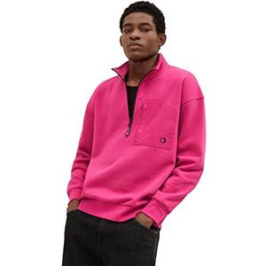 TOM TAILOR Denim Heren sweatshirt, 30601 - Pure Magenta, XS, 30601 - Pure Magenta