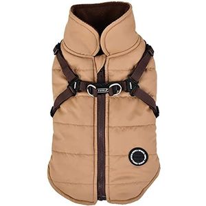 Puppia Mountaineer II Hondenjas, Beige, Maat M, 1590 g