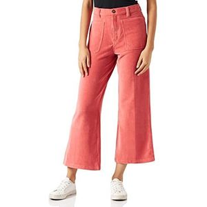 Hurley Vrijetijdsbroek corduroy broek voor dames met wijde pijpen, Washed Rose