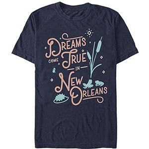 Disney The Princess & The Frog New Orleans Organic uniseks T-shirt met korte mouwen, marineblauw, XXL, Navy Blauw