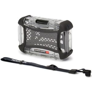 Nanuk 320-0011 Nano Series waterdichte harde hoes voor mobiele telefoons, camera's en elektronische apparaten, maat M, transparant, Helder.