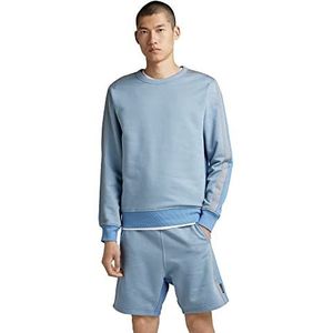 G-STAR RAW Tape Color Block Sweater Sweat-shirt pour homme, Multicolore (Lake/Deep Wave D22726-c988-d837), XL