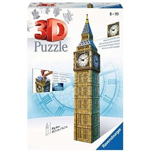 Big Ben Met Klok (216 Stukjes) - 3D Puzzel