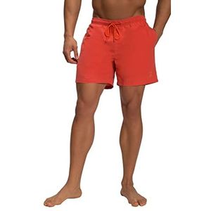 JP 1880 Jay-pi Zwemshort voor het strand, elastische taille, vintage look, herenpak, lichtgevend oranje, 7XL, Oranje Vif