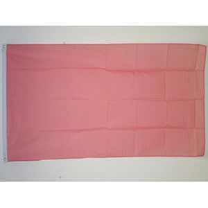 AZ FLAG Vlag Unicolor, roze, 150 x 90 cm, kleur: roze, 90 x 150 cm, polyester, licht