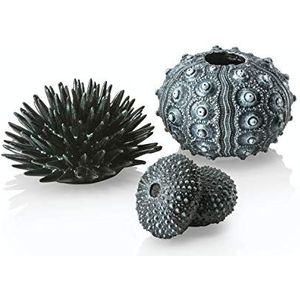 biOrb 48365 Kunstmatige zee-egels voor aquariumdecoratie, zwart, van hoogwaardig kunststof, geschikt voor zoet en zeewater