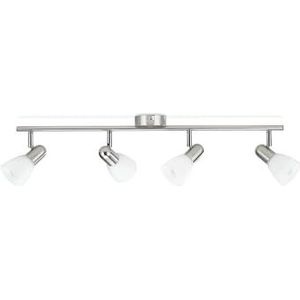 Philips - Burlap - lamp met draaibare spots, zonder lampen, 4 x 40 W, nikkel afwerking