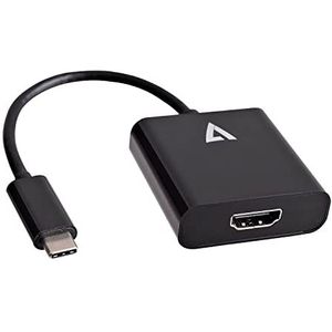 V7 V7UCHDMI-BLK-1E USB-C (m) a HDMI (f) adapter, zwart